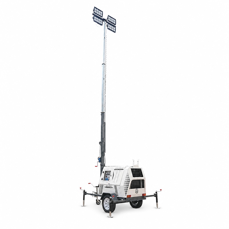 160,000 lm ディーゼル移動式LEDライトタワー